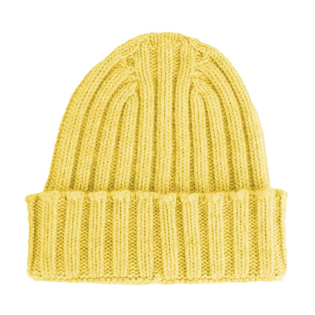 Yellow Cashmere Hats & Cap