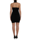 Black Cut Out Sleeveless Bodycon Mini Dress