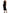 Black Sheath Halter Sleeveless Midi Dress