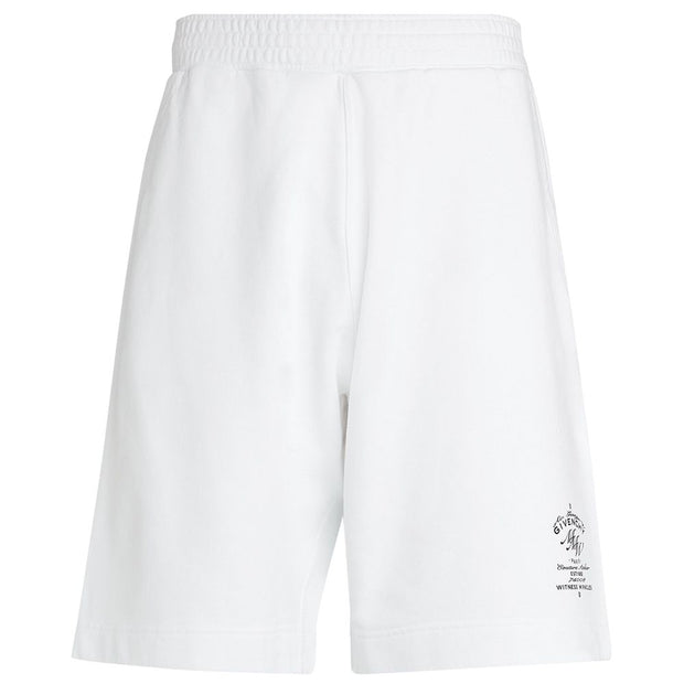 White Cotton Men Short