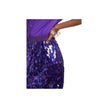 Purple Polyester Skirt