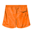 Orange Polyester Men's Swim Shorts