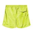 Yellow Polyester Men Swimwear Shorts