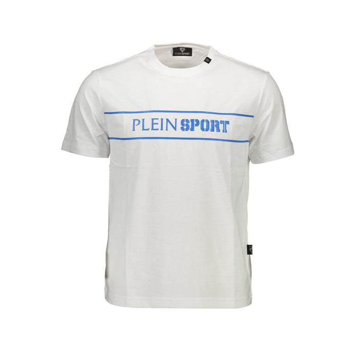 White Cotton Men T-Shirt