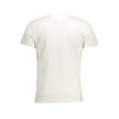 Elegant White Cotton Crew Neck Tee