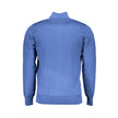 Blue Nylon Sweater