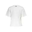 White Cotton Women T-Shirt