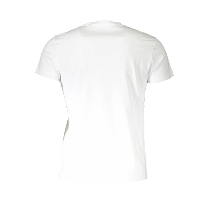 White Cotton Men T-Shirt