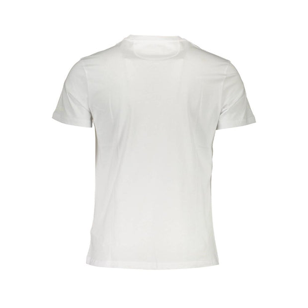 White Cotton Men T-Shirt