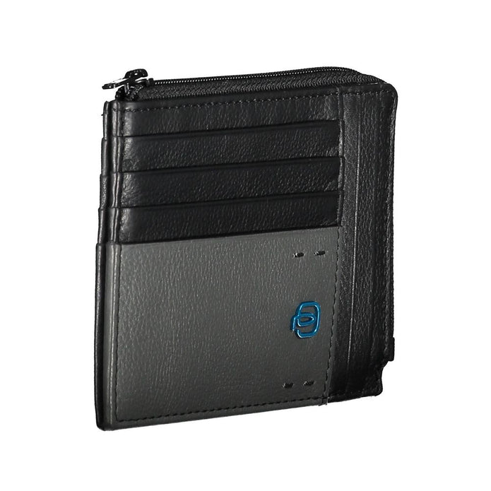 "Black Leather Men Wallet"