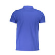 Blue Cotton Polo Shirt