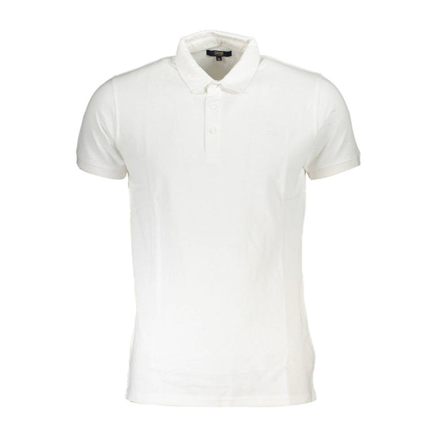 White Cotton Polo Shirt