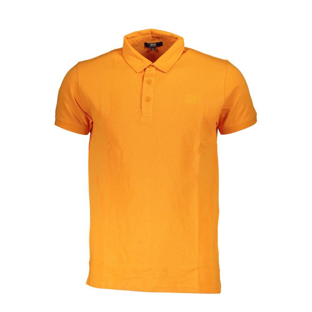 Orange Cotton Polo Shirt