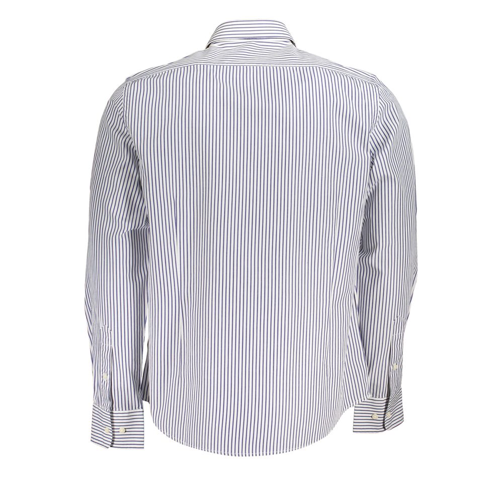 Elegant Long-Sleeved Striped Shirt for Men