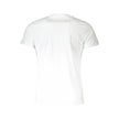 White Cotton Men T-Shirt