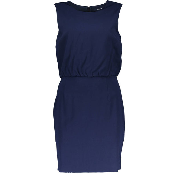 Blue Viscose Women Dress