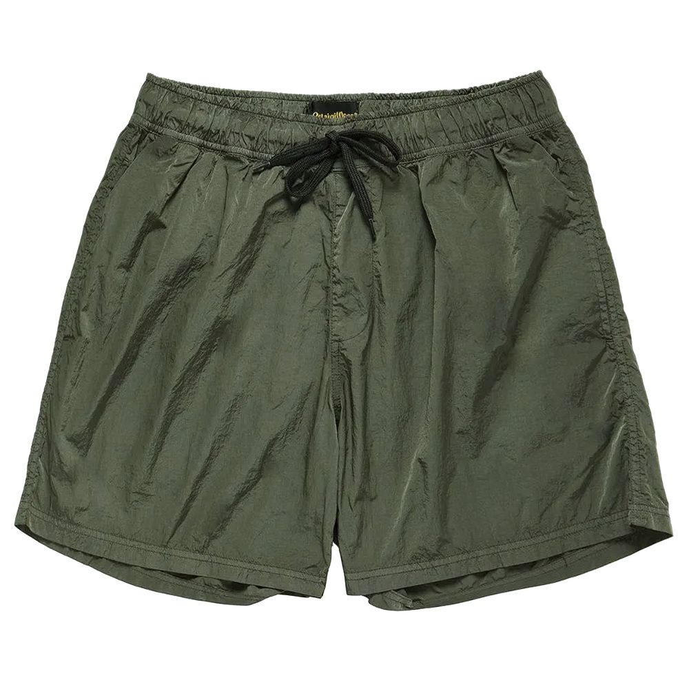 Green Nylon Men Swimwear