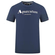 Blue Cotton Men T-Shirt