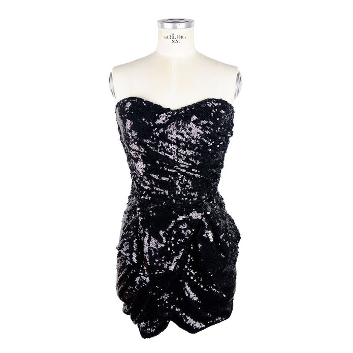 Black Polyamide Women Dress