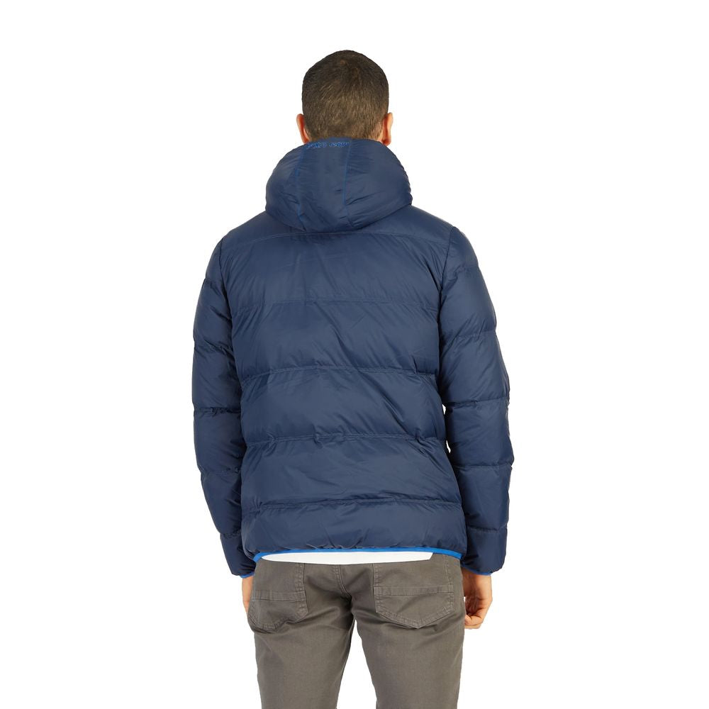 Blue Nylon Men's Jacket