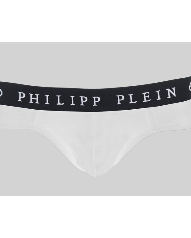 White Cotton Men Boxer Short