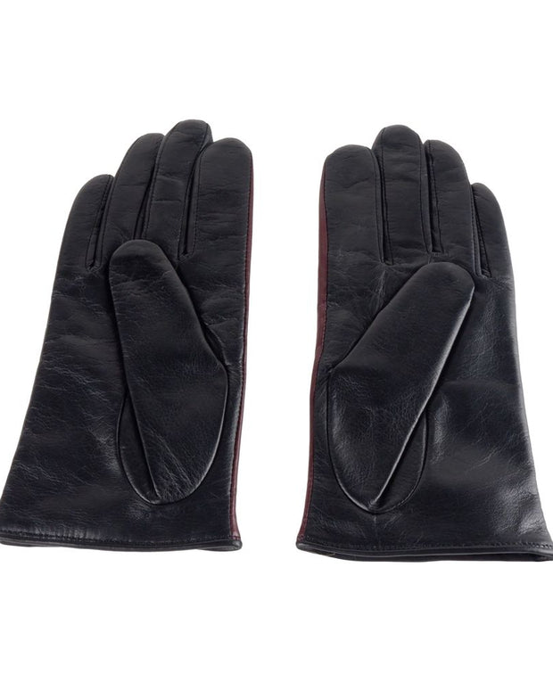 Black Lambskin Women Glove