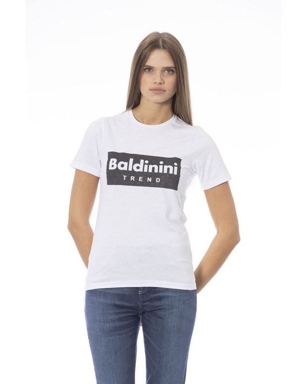 White Cotton Women Top