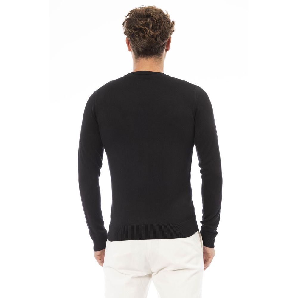 Black Modal Men Sweater