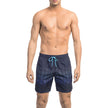 Blue Polyester Men's Swim Short