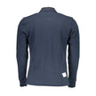 Blue Cotton Mens Polo Shirt