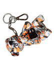 Multicolor Camouflage Animal Silhouette Keychain Keyring