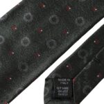 Dark Gray 100% Silk Fantasy Adjustable Men Tie