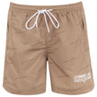 Beige Polyester Men's Swimwear