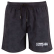 Black Polyester Men's Swim Short