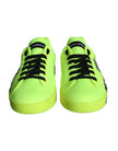 Neon Green Logo Tape Low Top Sneakers Shoes