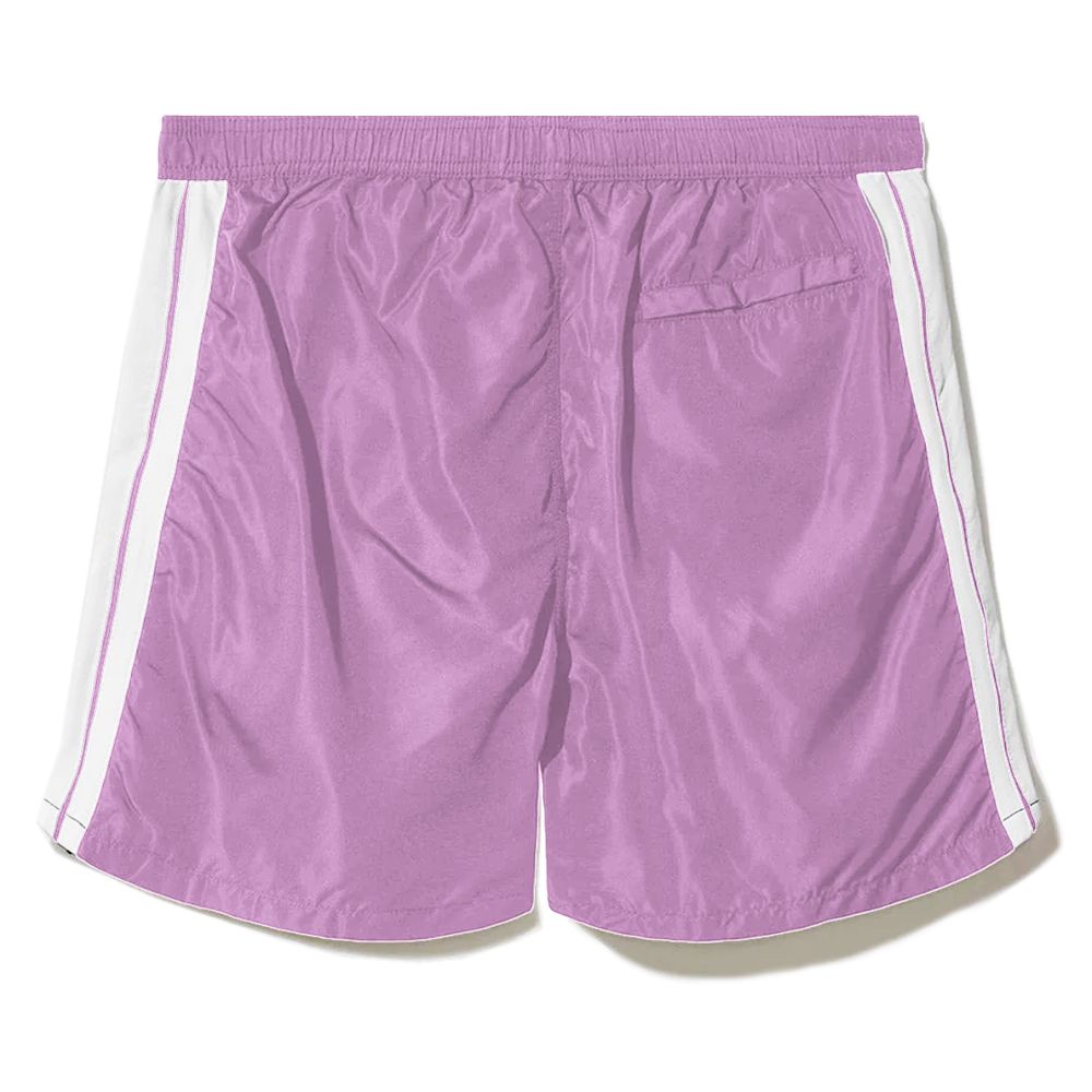 Purple Polyester Men Swimwear