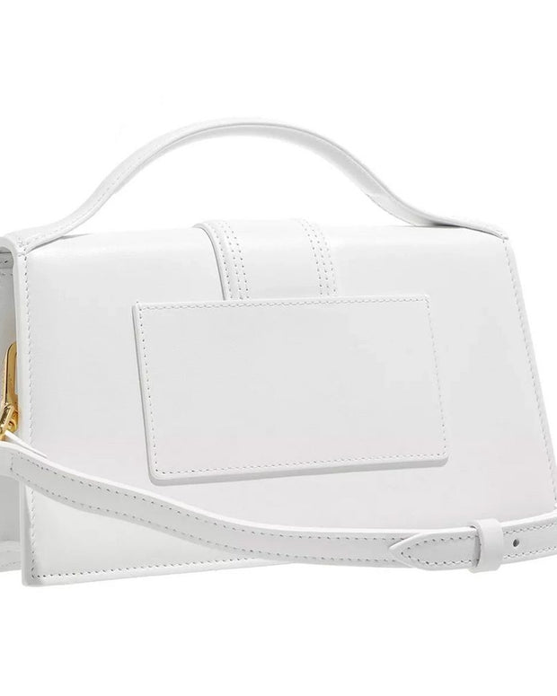 White Leather Crossbody Bag