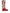 Red Floral Rubber Knee High Flat Boots Shoes