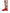 Red Floral Rubber Knee High Flat Boots Shoes