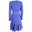 Blue Polyester Dress