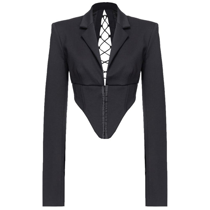 Black Viscose Suits & Blazer