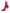 Red Blue Stretch Sock Style Ankle Boots Logo Shoes