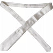 White Satin Silk Adjustable Men Tie