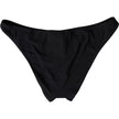 Black Nylon Swimwear Beachwear Bottom Bikini