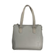 Gray Polyethylene Handbag