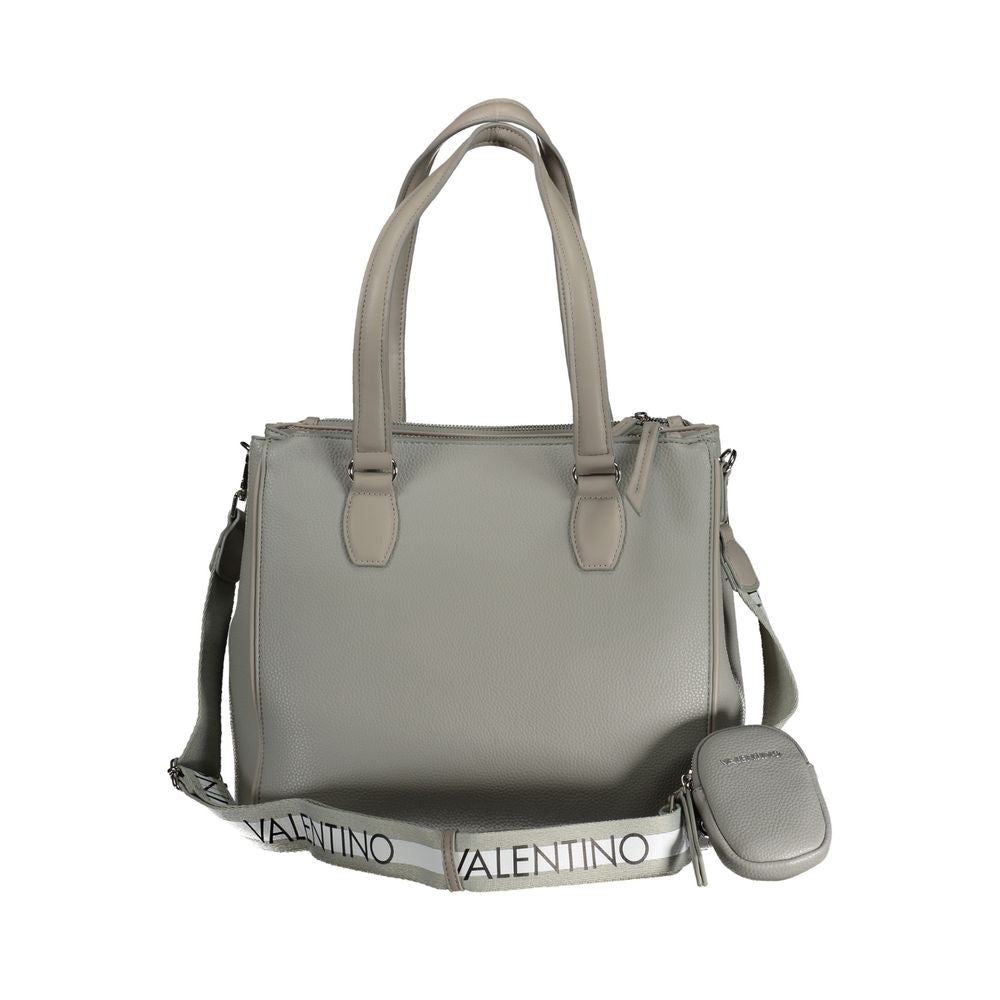 Gray Polyethylene Handbag