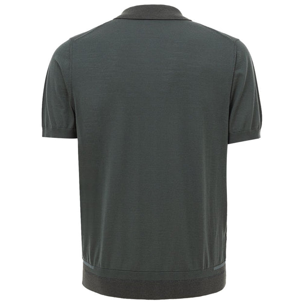 Green Cotton Polo Shirt