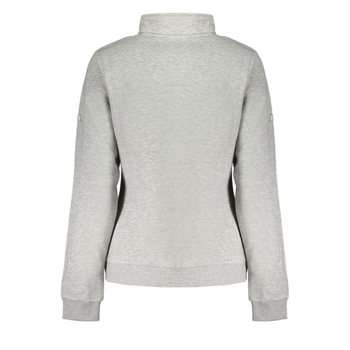 Gray Cotton Women Sweater