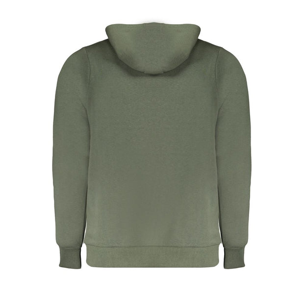 Green Cotton Men Sweater