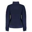 Blue Cotton Women Sweater